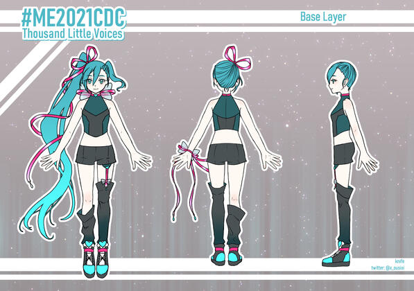 Character Costume Concept - Miku Expo 2021 CDC