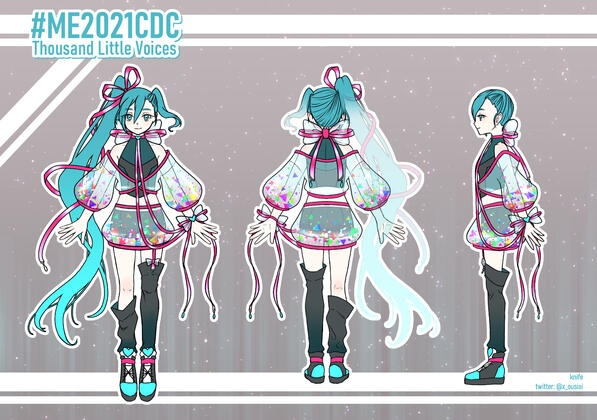 Character Costume Concept - Miku Expo 2021 CDC